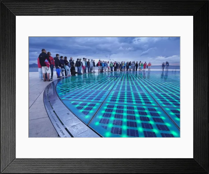 Framed Print : Installation Greetings To The Sun by Nikola Basic at dusk, Zadar, Dalmatia, Croatia, Europe Framed Print : Installation Greetings To The Sun by Nikola Basic at dusk, Zadar, Dalmatia, Croatia, Europe