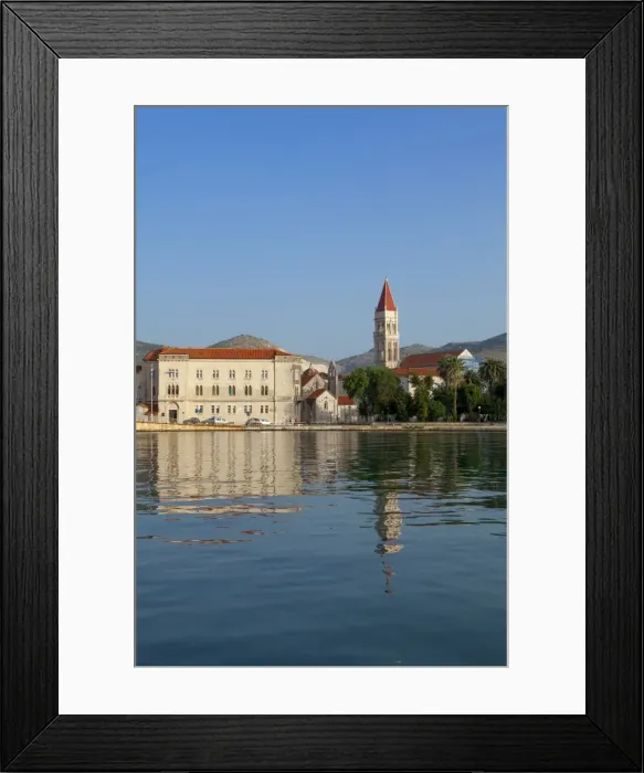 Framed Print : Trogir, view of the cathedral across the water Framed Print : Trogir, view of the cathedral across the water
