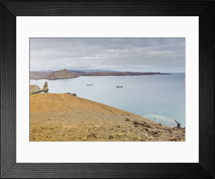 Framed Print : Pinnacle Rock on Bartolome Island, off Santiago Island, Galapagos Islands Group, UNESCO World Heritage Site, Ecuador, South America Framed Print : Pinnacle Rock on Bartolome Island, off Santiago Island, Galapagos Islands Group, UNESCO World Heritage Site, Ecuador, South America