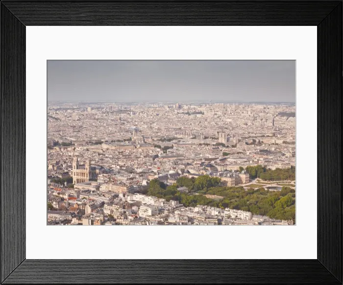 Framed Print : The rooftops of Paris from Tour Montparnasse, Paris, France, Europe Framed Print : The rooftops of Paris from Tour Montparnasse, Paris, France, Europe