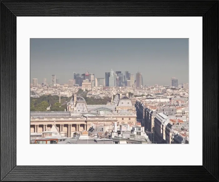 Framed Print : Looking over the rooftops of Paris from Tour Saint Jacques to La Defense, Paris, France, Europe Framed Print : Looking over the rooftops of Paris from Tour Saint Jacques to La Defense, Paris, France, Europe