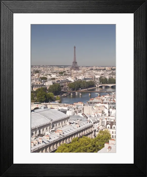 Framed Print : Looking over the rooftops of Paris to the Eiffel Tower, Paris, France, Europe Framed Print : Looking over the rooftops of Paris to the Eiffel Tower, Paris, France, Europe