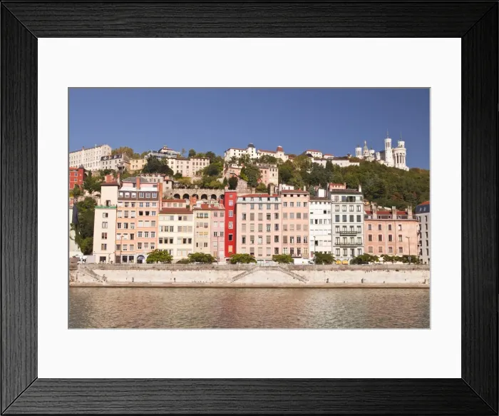 Framed Print : Buildings of Old Lyon and the River Saone, Lyon, Rhone, Rhone-Alpes, France, Europe Framed Print : Buildings of Old Lyon and the River Saone, Lyon, Rhone, Rhone-Alpes, France, Europe