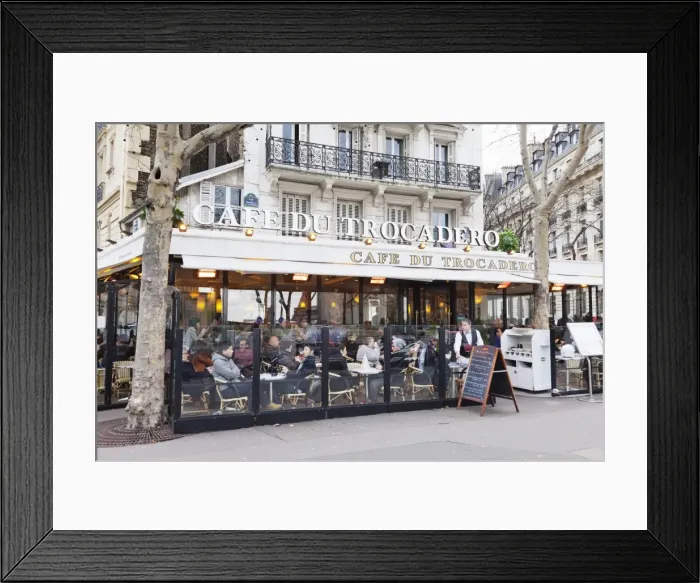 Framed Print : Cafe du Trocadero, Trocadero, Paris, Ile de France, France, Europe Framed Print : Cafe du Trocadero, Trocadero, Paris, Ile de France, France, Europe
