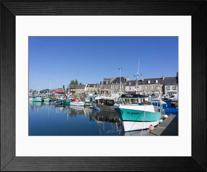Framed Print : Paimpol harbour, Cote de Goelo, Brittany, France, Europe Framed Print : Paimpol harbour, Cote de Goelo, Brittany, France, Europe