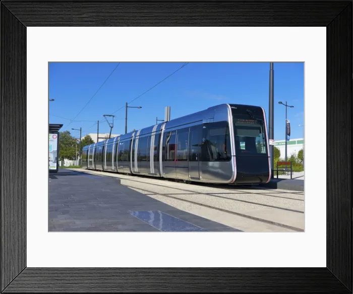 Framed Print : Tram, Tours, Indre-et-Loire, Centre, France, Europe