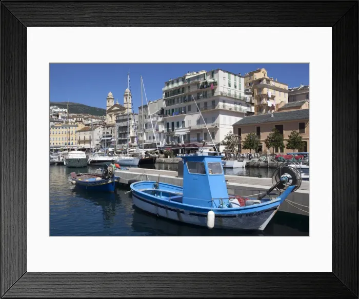 Framed Print : The port of Bastia, Corsica, France, Mediterranean, Europe Framed Print : The port of Bastia, Corsica, France, Mediterranean, Europe