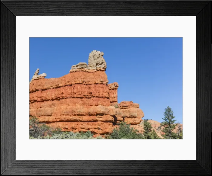 Framed Print : Red sandstone formations in Red Canyon, Dixie National Forest, Utah, United States of America, North America Framed Print : Red sandstone formations in Red Canyon, Dixie National Forest, Utah, United States of America, North America