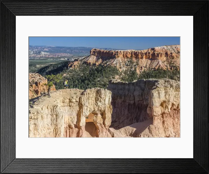 Framed Print : Hikers on arch rock formation in Bryce Canyon Amphitheater, Bryce Canyon National Park, Utah, United States of America, North America Framed Print : Hikers on arch rock formation in Bryce Canyon Amphitheater, Bryce Canyon National Park, Utah, United States of America, North America
