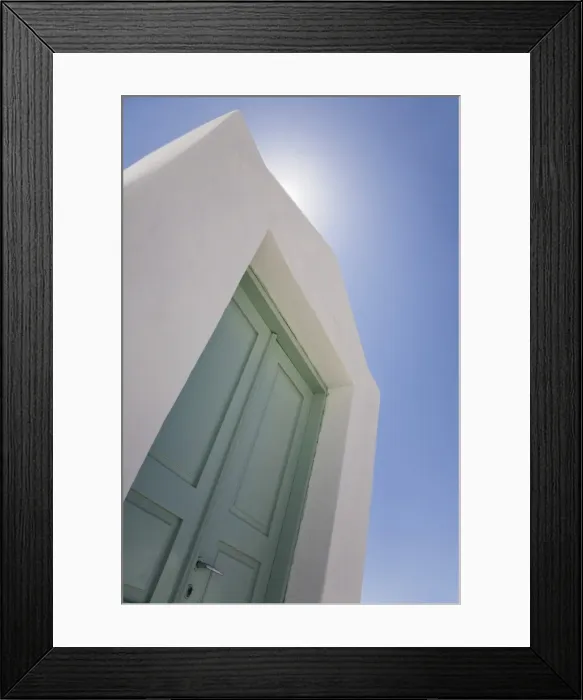 Framed Print : Green door, Oia, Santorini, Cyclades, Greek Islands, Greece, Europe Framed Print : Green door, Oia, Santorini, Cyclades, Greek Islands, Greece, Europe