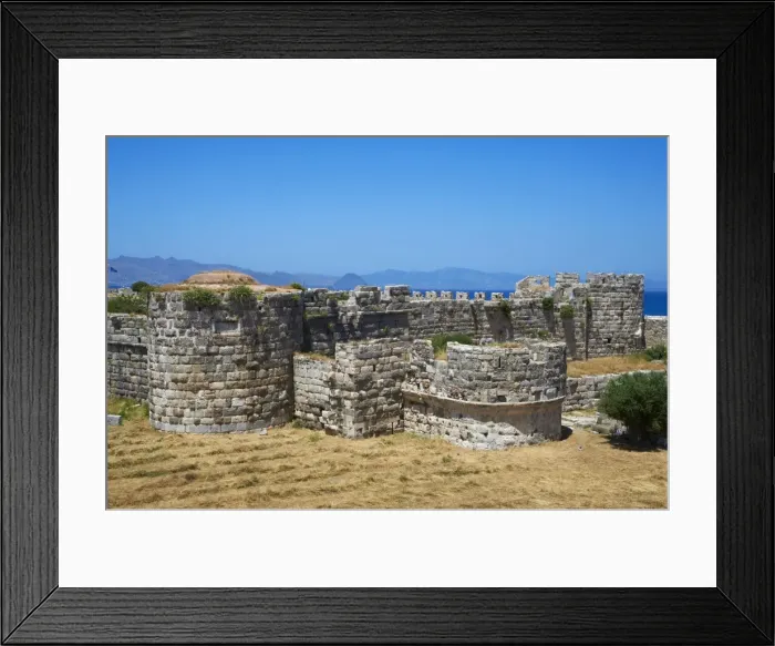 Framed Print : Old town Castle, Kos, Dodecanese, Greek Islands, Greece, Europe Framed Print : Old town Castle, Kos, Dodecanese, Greek Islands, Greece, Europe