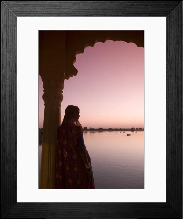 Framed Print : Woman In Traditional Dress, Jaisalmer, Western Rajasthan, India Framed Print : Woman In Traditional Dress, Jaisalmer, Western Rajasthan, India