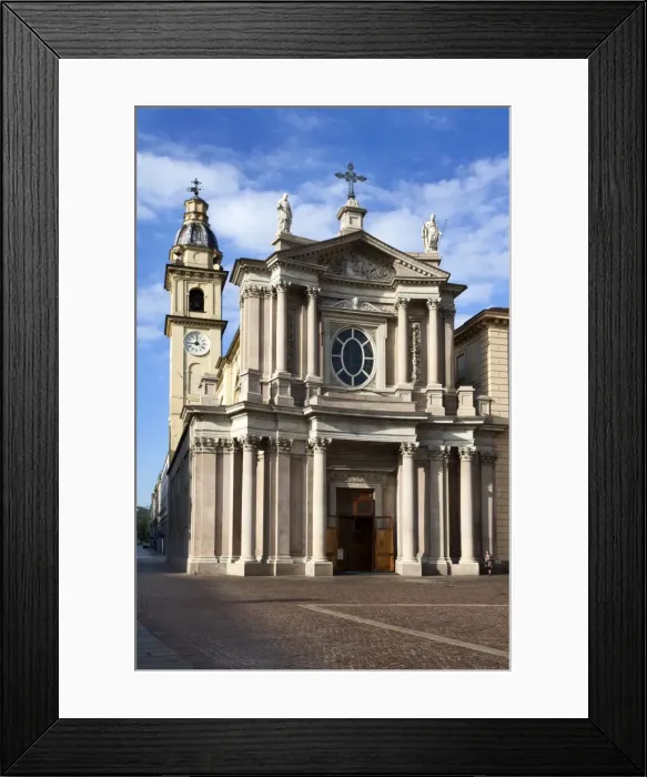 Framed Print : San Carlo Church from Piazza San Carlo, Turin, Piedmont, Italy, Europe Framed Print : San Carlo Church from Piazza San Carlo, Turin, Piedmont, Italy, Europe