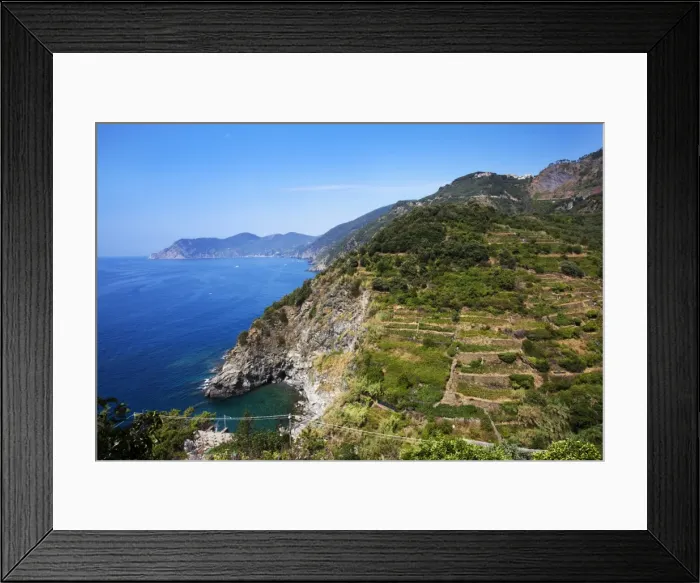 Framed Print : Terraced vineyards at Corniglia, Cinque Terre, UNESCO World Heritage Site, Liguria, Italy, Mediterranean, Europe Framed Print : Terraced vineyards at Corniglia, Cinque Terre, UNESCO World Heritage Site, Liguria, Italy, Mediterranean, Europe
