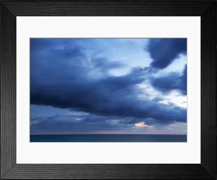 Framed Print : Twilight seascape from Riomaggiore, Cinque Terre, Liguria, Italy, Mediterranean, Europe Framed Print : Twilight seascape from Riomaggiore, Cinque Terre, Liguria, Italy, Mediterranean, Europe