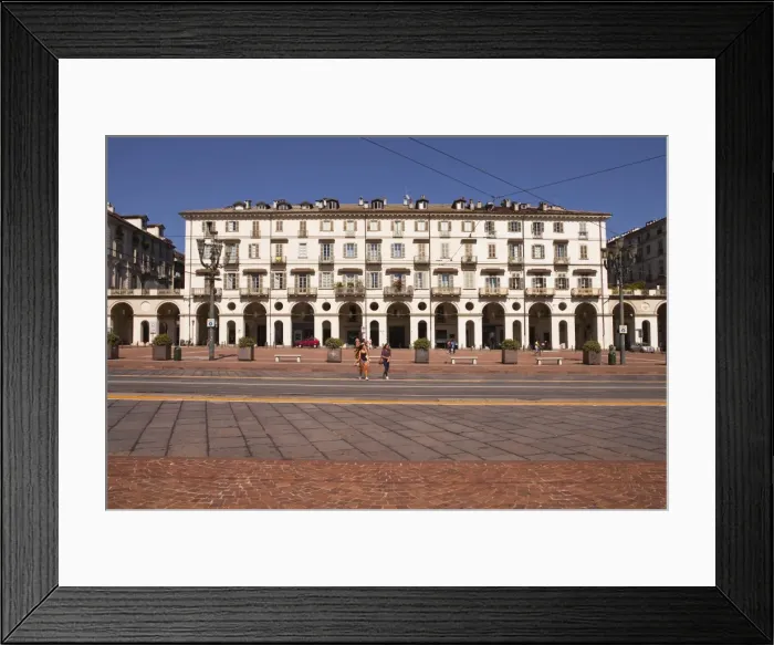 Framed Print : Piazza Vittorio Veneto in the old part of Turin, Piedmont, Italy, Europe Framed Print : Piazza Vittorio Veneto in the old part of Turin, Piedmont, Italy, Europe