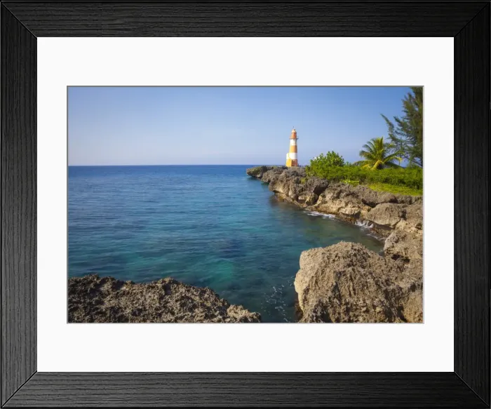 Framed Print : Folly Point Lighthouse, Port Antonio, Jamaica, West Indies, Caribbean, Central America Framed Print : Folly Point Lighthouse, Port Antonio, Jamaica, West Indies, Caribbean, Central America