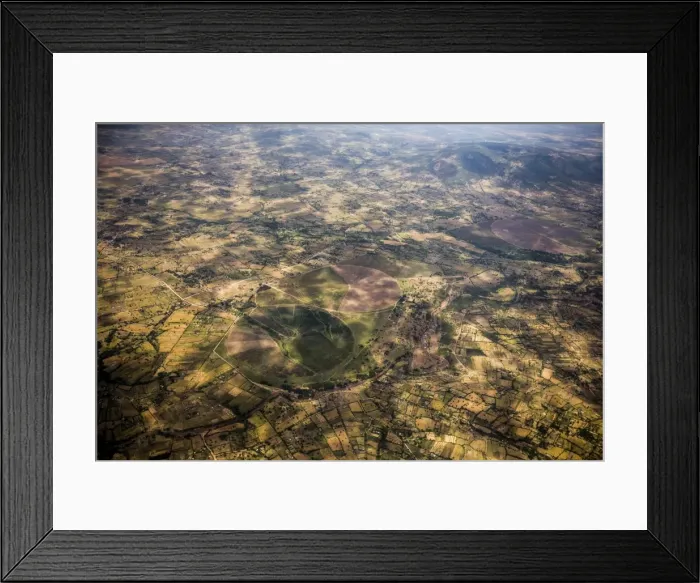 Framed Print : Aerial landscape, Kenya, East Africa, Africa Framed Print : Aerial landscape, Kenya, East Africa, Africa