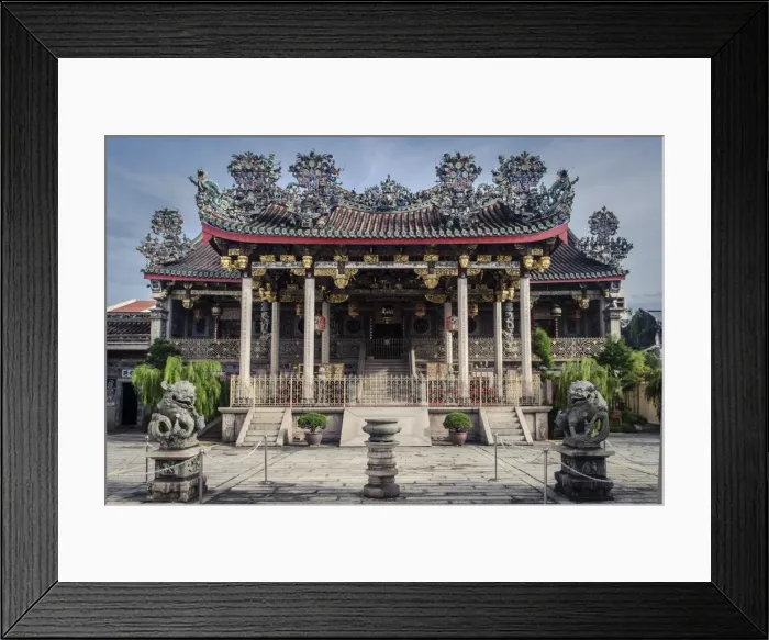 Framed Print : Khoo Kongsi, Chinatown, Penang, Malaysia, Southeast Asia, Asia