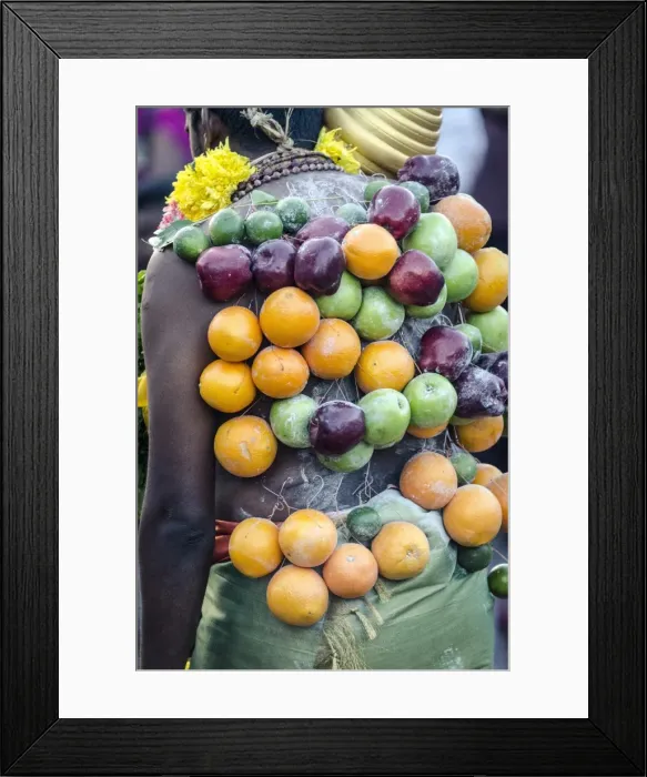 Framed Print : A pierced devotee laden with fruit, during Thaipusam festival, Batu Caves, Kuala Lumpur, Malaysia, Southeast Asia, Asia Framed Print : A pierced devotee laden with fruit, during Thaipusam festival, Batu Caves, Kuala Lumpur, Malaysia, Southeast Asia, Asia