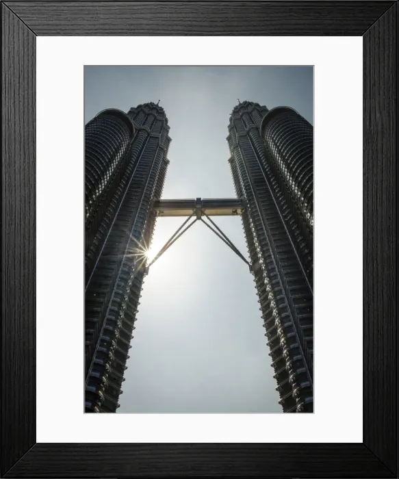 Framed Print : Petronas Towers (452m), Kuala Lumpur, Malaysia Framed Print : Petronas Towers (452m), Kuala Lumpur, Malaysia