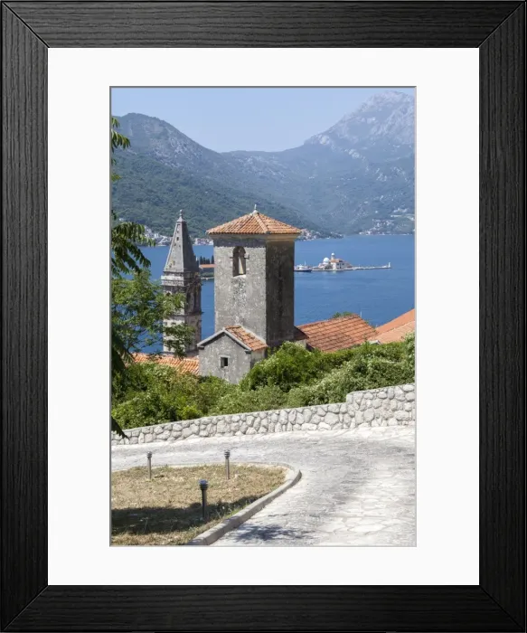 Framed Print : St. Nicholas Church and St. Georges Island in the background, Perast, Bay of Kotor, UNESCO World Heritage Site, Montenegro, Europe Framed Print : St. Nicholas Church and St. Georges Island in the background, Perast, Bay of Kotor, UNESCO World Heritage Site, Montenegro, Europe