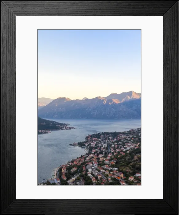 Framed Print : Kotor at dawn, Bay of Kotor, UNESCO World Heritage Site, Montenegro, Europe Framed Print : Kotor at dawn, Bay of Kotor, UNESCO World Heritage Site, Montenegro, Europe
