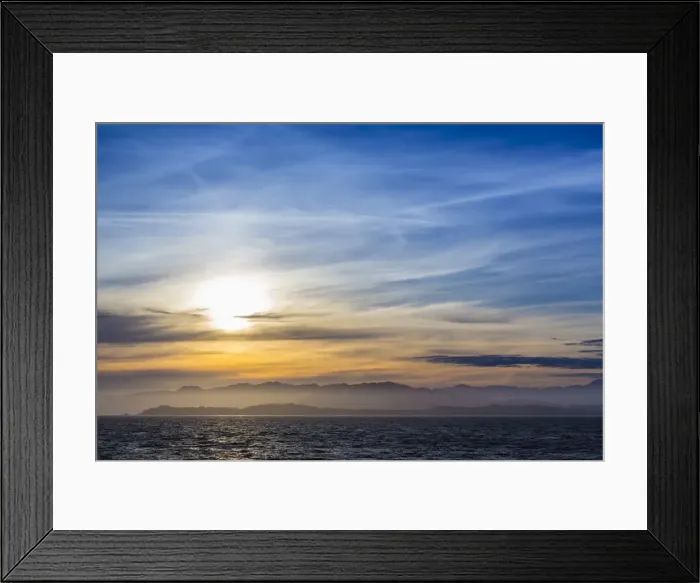 Framed Print : Sunset on the coastline of Kaikoura, South Island, New Zealand, Pacific Framed Print : Sunset on the coastline of Kaikoura, South Island, New Zealand, Pacific