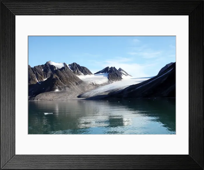Framed Print : Glacier, Magdalenefjord, Svalbard. NB Lack of Drift ice Framed Print : Glacier, Magdalenefjord, Svalbard. NB Lack of Drift ice