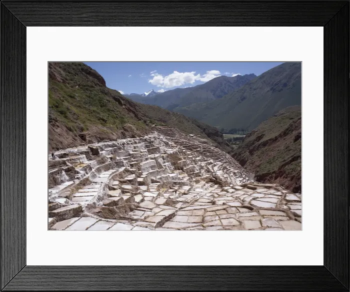 Framed Print : Salineras salt mine, Peru, South America Framed Print : Salineras salt mine, Peru, South America