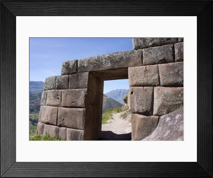 Framed Print : Inca ruins in the Sacred Valley, Pissac, Peru, South America Framed Print : Inca ruins in the Sacred Valley, Pissac, Peru, South America