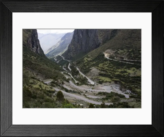 Framed Print : Malaga Pass in the Andes mountain, Peru, South America Framed Print : Malaga Pass in the Andes mountain, Peru, South America