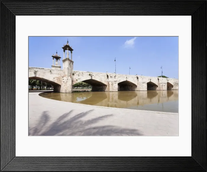 Framed Print : Puente del Real bridge, Valencia, Comunidad Valencia, Spain, Europe Framed Print : Puente del Real bridge, Valencia, Comunidad Valencia, Spain, Europe