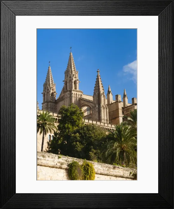 Framed Print : Cathedral of Santa Maria of Palma (La Seu), Palma de Mallorca, Majorca, Balearic Islands, Spain, Europe Framed Print : Cathedral of Santa Maria of Palma (La Seu), Palma de Mallorca, Majorca, Balearic Islands, Spain, Europe