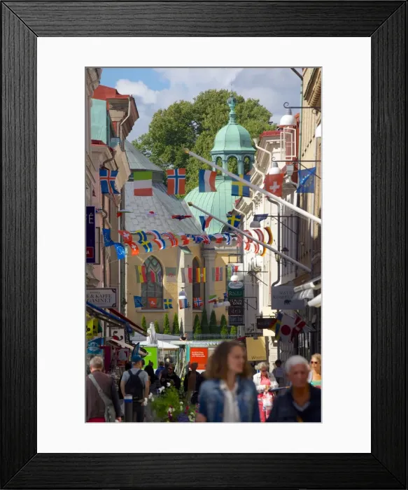 Framed Print : Street scene, Gothenburg, Sweden, Scandinavia, Europe Framed Print : Street scene, Gothenburg, Sweden, Scandinavia, Europe