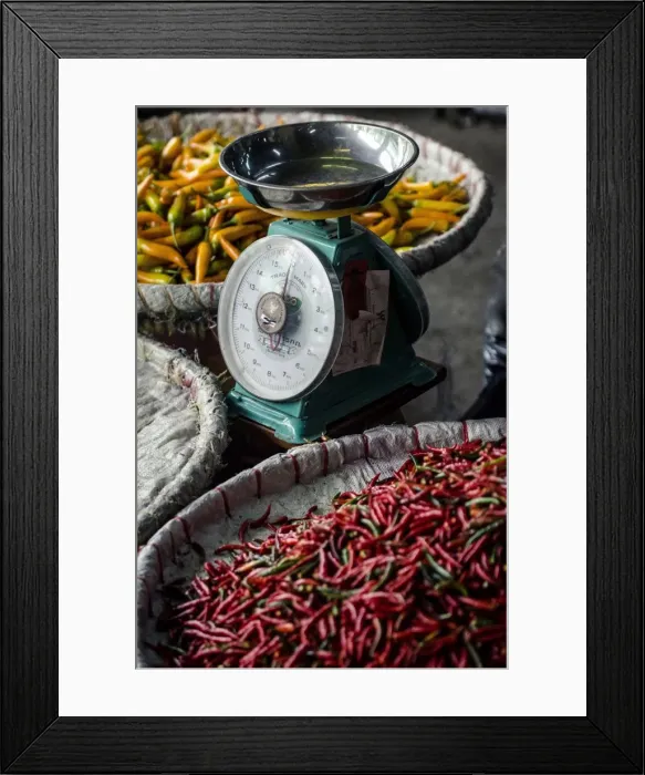Framed Print : Chillies, Pak Khlong Market, Bangkok, Thailand, Southeast Asia, Asia Framed Print : Chillies, Pak Khlong Market, Bangkok, Thailand, Southeast Asia, Asia