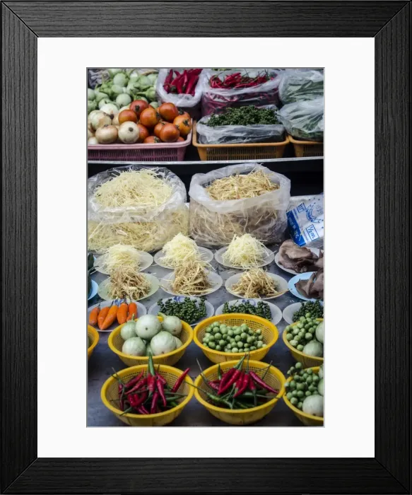 Framed Print : Nonthaburi Market, Bangkok, Thailand, Southeast Asia, Asia Framed Print : Nonthaburi Market, Bangkok, Thailand, Southeast Asia, Asia