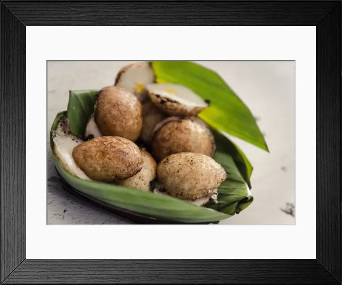 Framed Print : Fried coconut-milk dessert, Damnoen Saduak Floating Market, Thailand, Southeast Asia, Asia Framed Print : Fried coconut-milk dessert, Damnoen Saduak Floating Market, Thailand, Southeast Asia, Asia