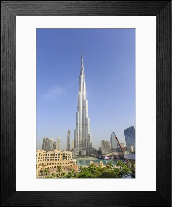 Framed Print : Burj Khalifa, Downtown, Dubai, United Arab Emirates, Middle East Framed Print : Burj Khalifa, Downtown, Dubai, United Arab Emirates, Middle East