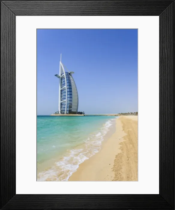 Framed Print : Burj Al Arab Hotel, Jumeirah Beach, Dubai, United Arab Emirates, Middle East Framed Print : Burj Al Arab Hotel, Jumeirah Beach, Dubai, United Arab Emirates, Middle East