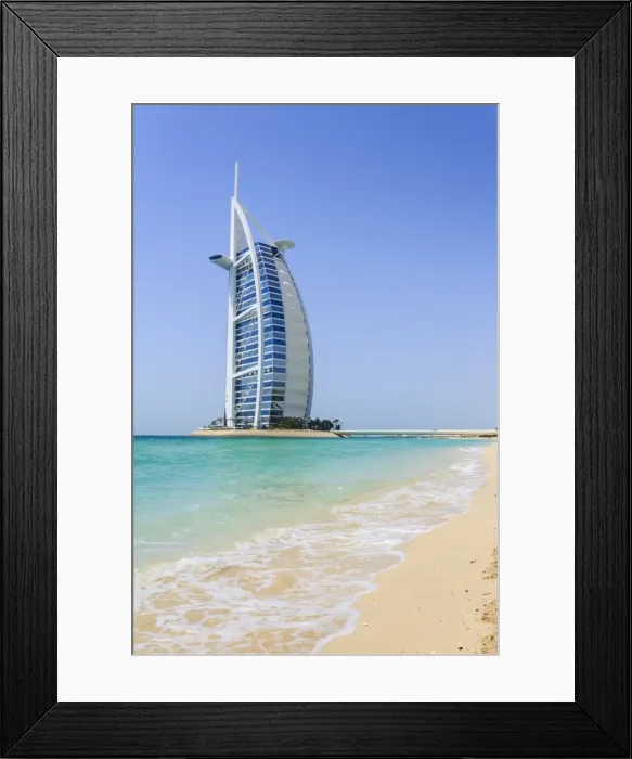 Framed Print : Burj Al Arab Hotel, Jumeirah Beach, Dubai, United Arab Emirates, Middle East Framed Print : Burj Al Arab Hotel, Jumeirah Beach, Dubai, United Arab Emirates, Middle East