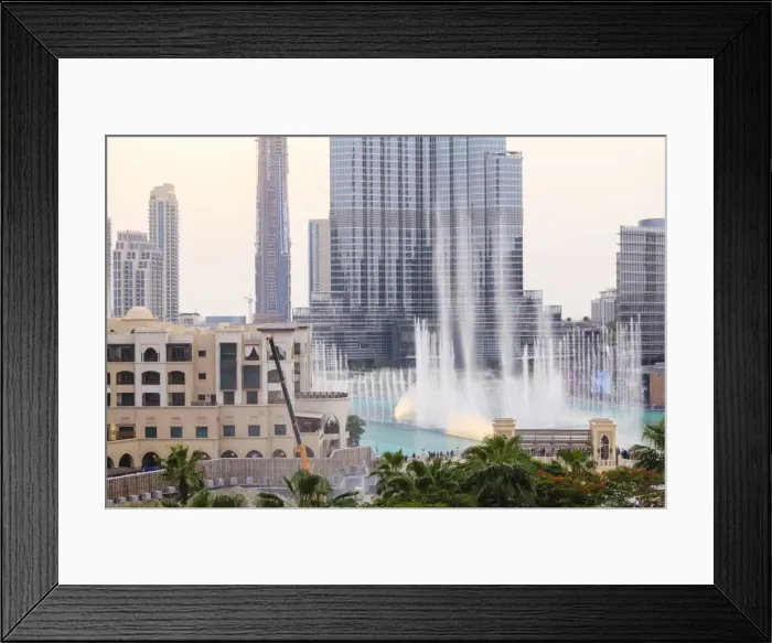 Framed Print : Dubai Fountain and Burj Khalifa, Downtown, Dubai, United Arab Emirates, Middle East Framed Print : Dubai Fountain and Burj Khalifa, Downtown, Dubai, United Arab Emirates, Middle East