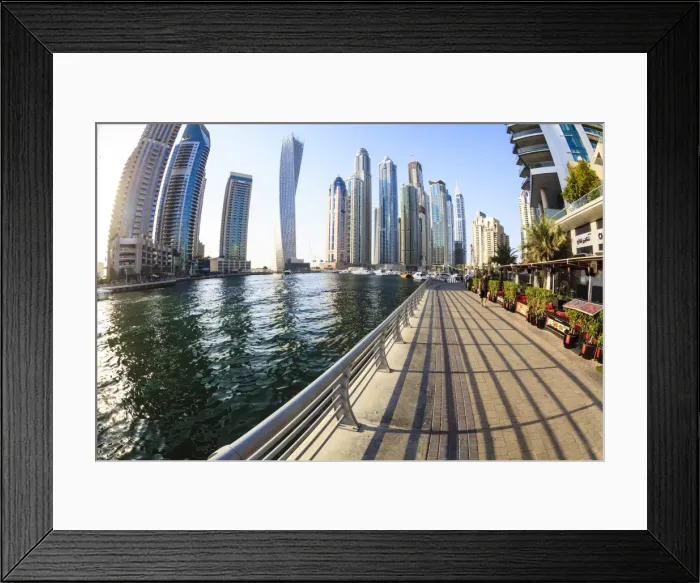 Framed Print : Dubai Marina, Dubai, United Arab Emirates, Middle East Framed Print : Dubai Marina, Dubai, United Arab Emirates, Middle East