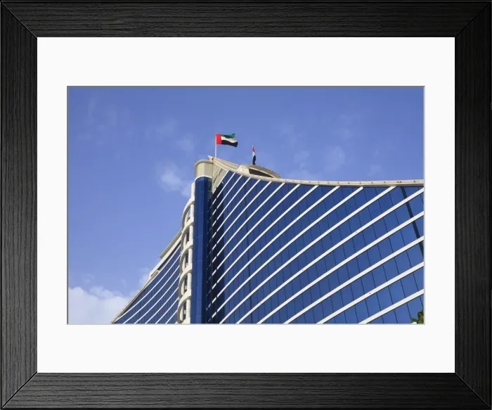 Framed Print : Jumeirah Beach Hotel, Dubai, United Arab Emirates, Middle East Framed Print : Jumeirah Beach Hotel, Dubai, United Arab Emirates, Middle East