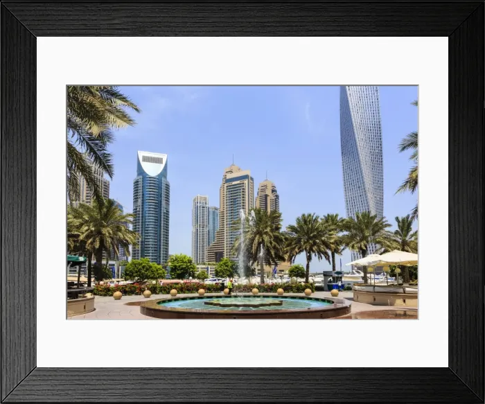 Framed Print : Dubai Marina, Dubai, United Arab Emirates, Middle East Framed Print : Dubai Marina, Dubai, United Arab Emirates, Middle East