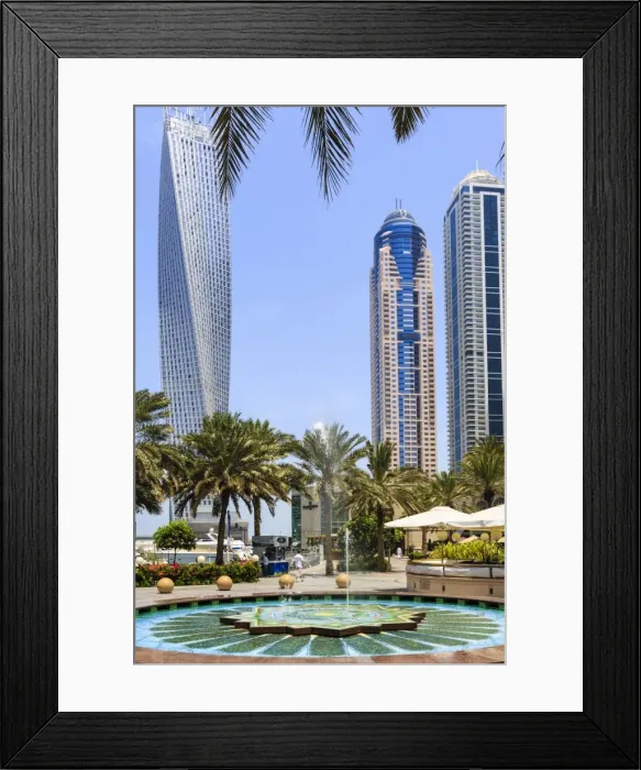 Framed Print : Dubai Marina, Dubai, United Arab Emirates, Middle East Framed Print : Dubai Marina, Dubai, United Arab Emirates, Middle East