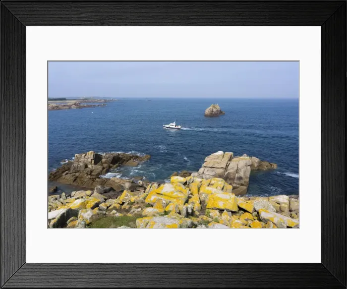 Framed Print : Sea view, St. Agnes island, the Scillies, United Kingdom, Europe Framed Print : Sea view, St. Agnes island, the Scillies, United Kingdom, Europe