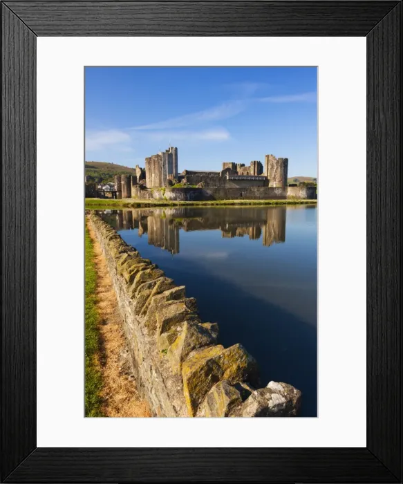 Framed Print : Caerphilly Castle, Gwent, Wales, United Kingdom, Europe Framed Print : Caerphilly Castle, Gwent, Wales, United Kingdom, Europe