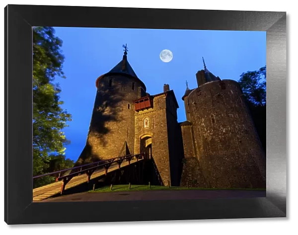 Castell Coch (Castle Coch) (The Red Castle), Tongwynlais, Cardiff, Wales, United Kingdom, Europe