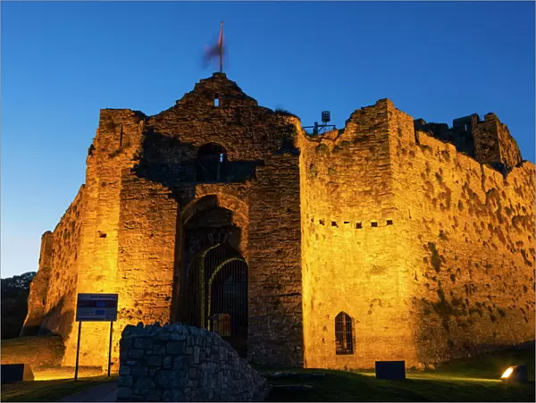 Oystermouth Castle, Mumbles, Swansea, Gower, Wales, United Kingdom, Europe